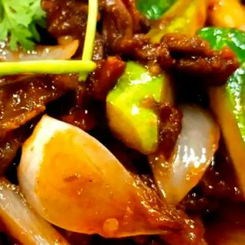 Hình ảnh Bò xào sa tế - không cơm