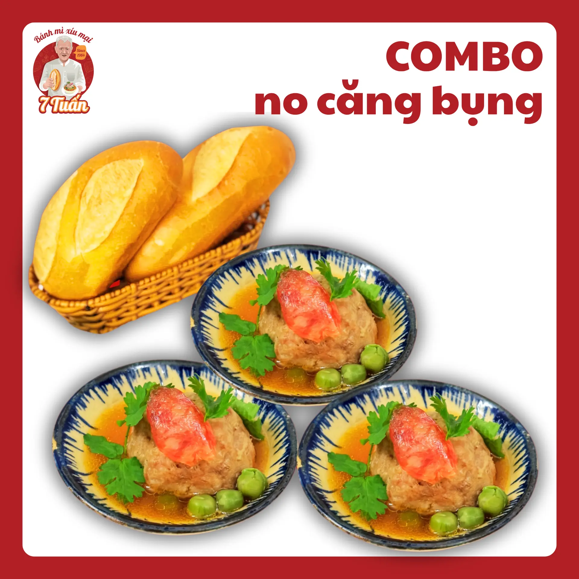 Hình ảnh Combo no căng bụng