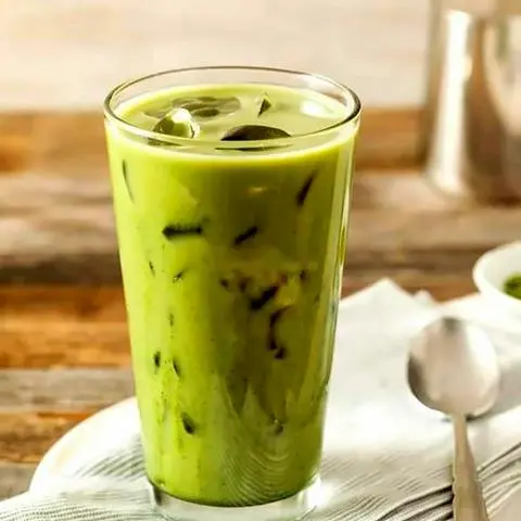 Hình ảnh TRÀ SỮA thái xanh - size 500ml