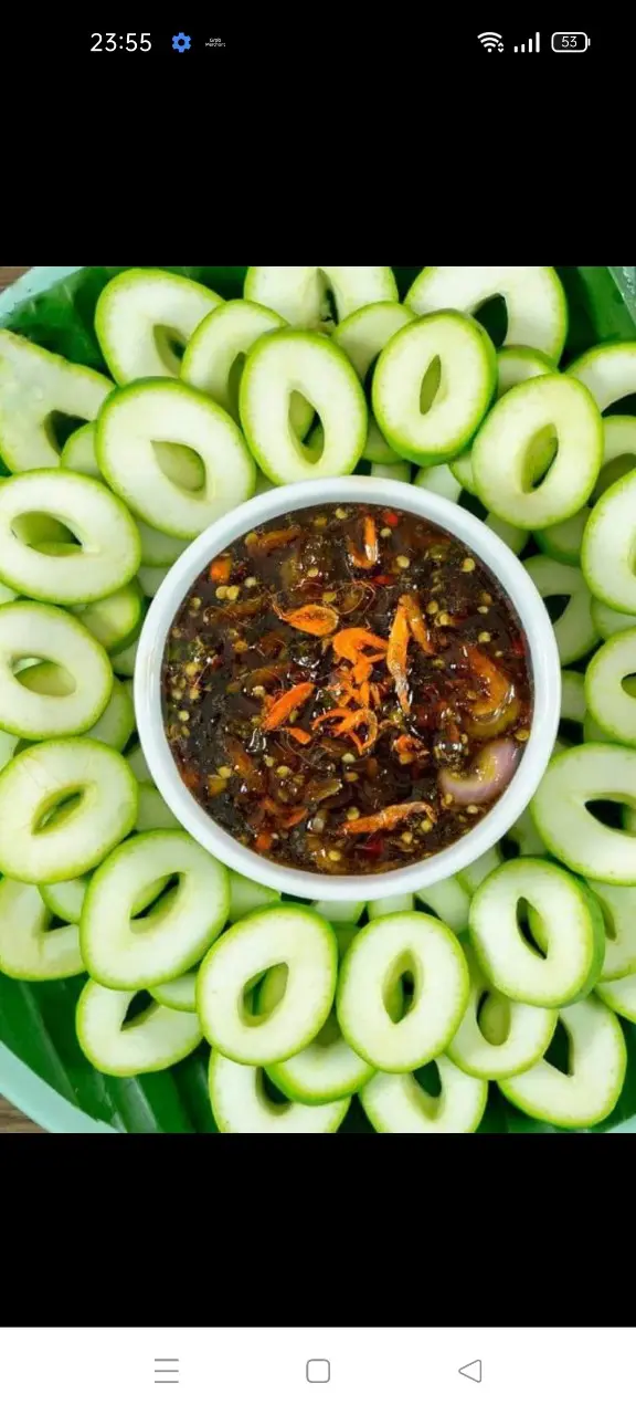 Hình ảnh Xoài non+ mắm ruốc