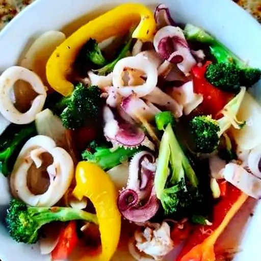 Hình ảnh Cơm mực xào ớt Đà Lạt