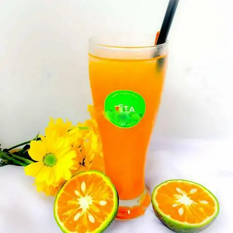 Hình ảnh Nước ép cam, sữa