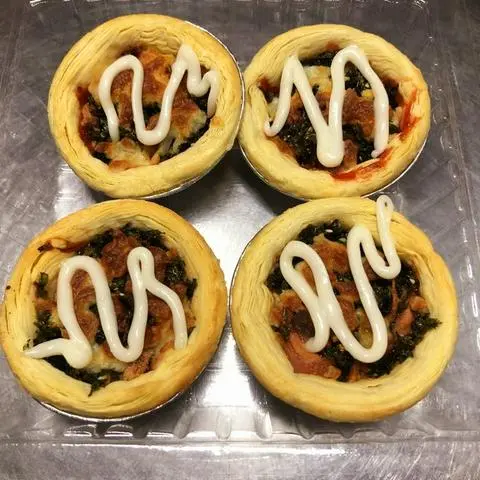 Hình ảnh 4 chén bánh tart rong biển phô mai 