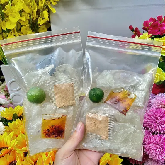 Hình ảnh Bánh tráng phơi sương sa tế tắc muối
