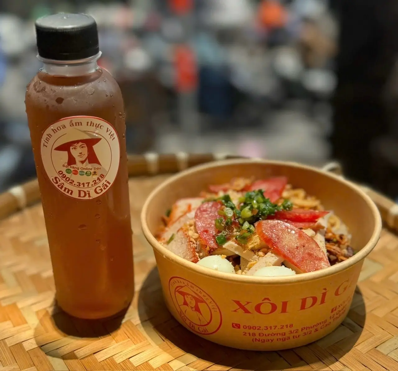 Hình ảnh Xôi Mặn +  Chai SÂM MÍA LAU (ƯỚP LẠNH)