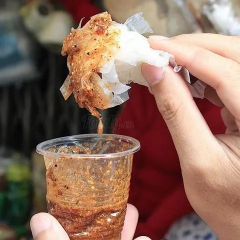 Hình ảnh Bánh tráng chấm nước me