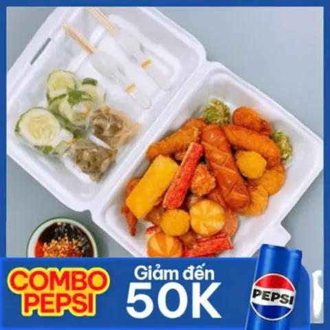 Hình ảnh Combo Đồ Chiên Thượng Hạng + Pepsi