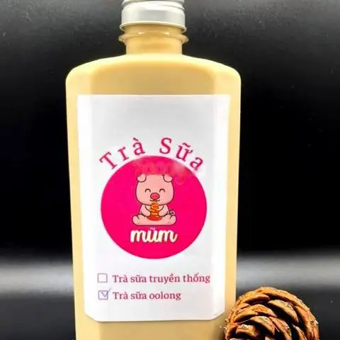 Hình ảnh Chai trà sữa olong 330ml