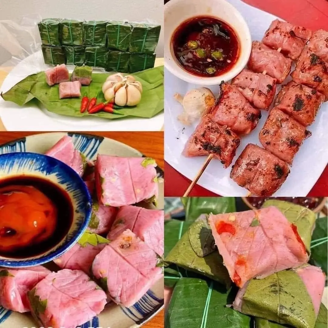 Hình ảnh Nem chua lá ổi Bình Định - (10 cái)
