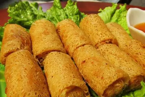 Hình ảnh chả rế nhân thịt chiên