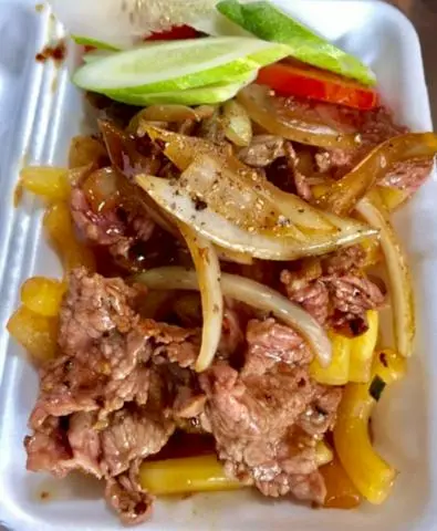 Hình ảnh nui xào bò trứng