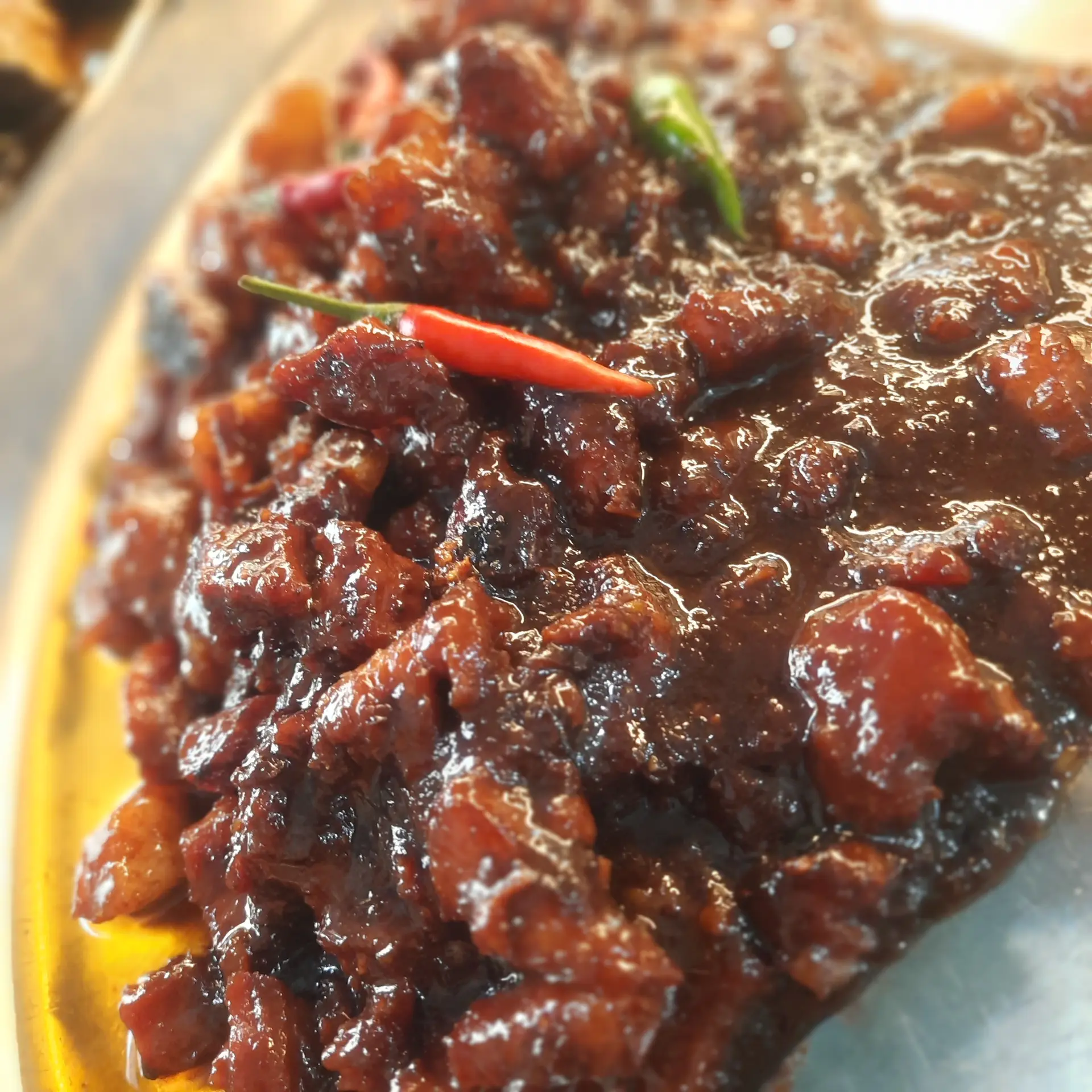 Hình ảnh Mắm ruốc xào thịt