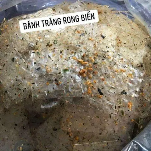 Hình ảnh Bánh tráng rong biển cháy tỏi