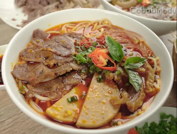 Hình ảnh Bún bò nạm bò viên
