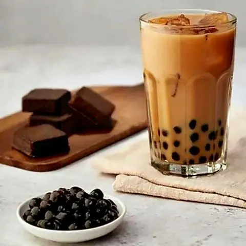 Hình ảnh Trà sữa trân châu caramel - 500ml