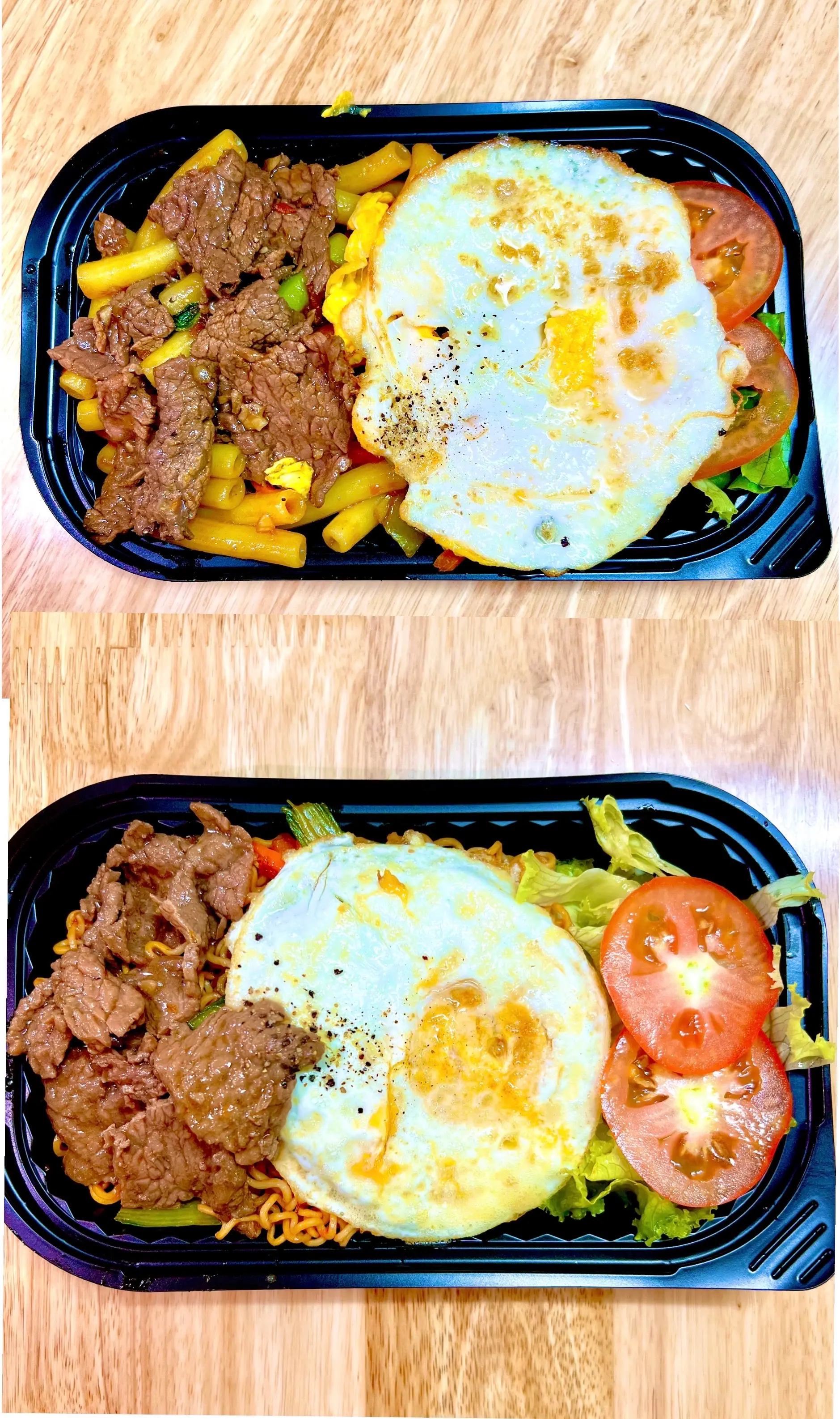 Hình ảnh COMBO 2 NGƯỜI ( MÌ XÀO BÒ TRỨNG & NUI XÀO BÒ TRỨNG )