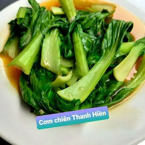 Hình ảnh Cải thìa xào tỏi - không cơm