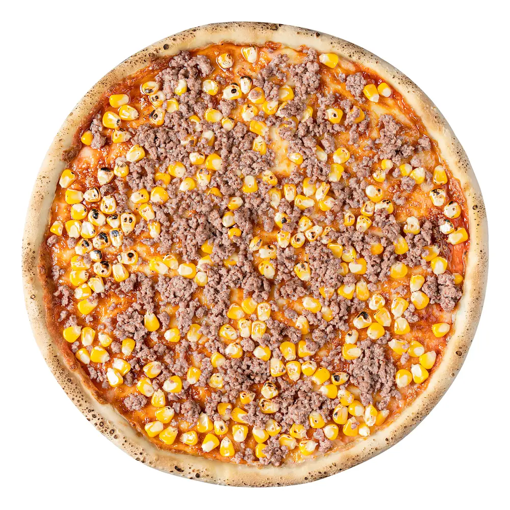 Hình ảnh P3R4 - pizza bò ngô kiểu Hàn Quốc đế truyền thống