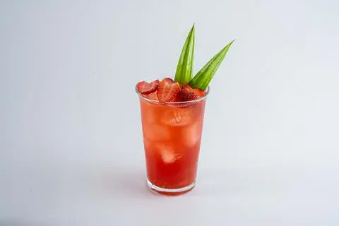 Hình ảnh Trà dâu bưởi hồng