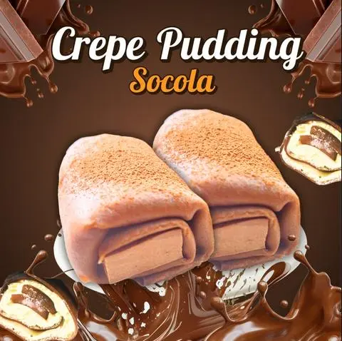Hình ảnh Crepe pudding socola