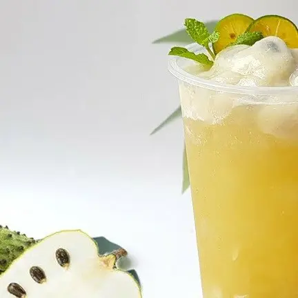 Hình ảnh trà mãng cầu,thạch trái cây