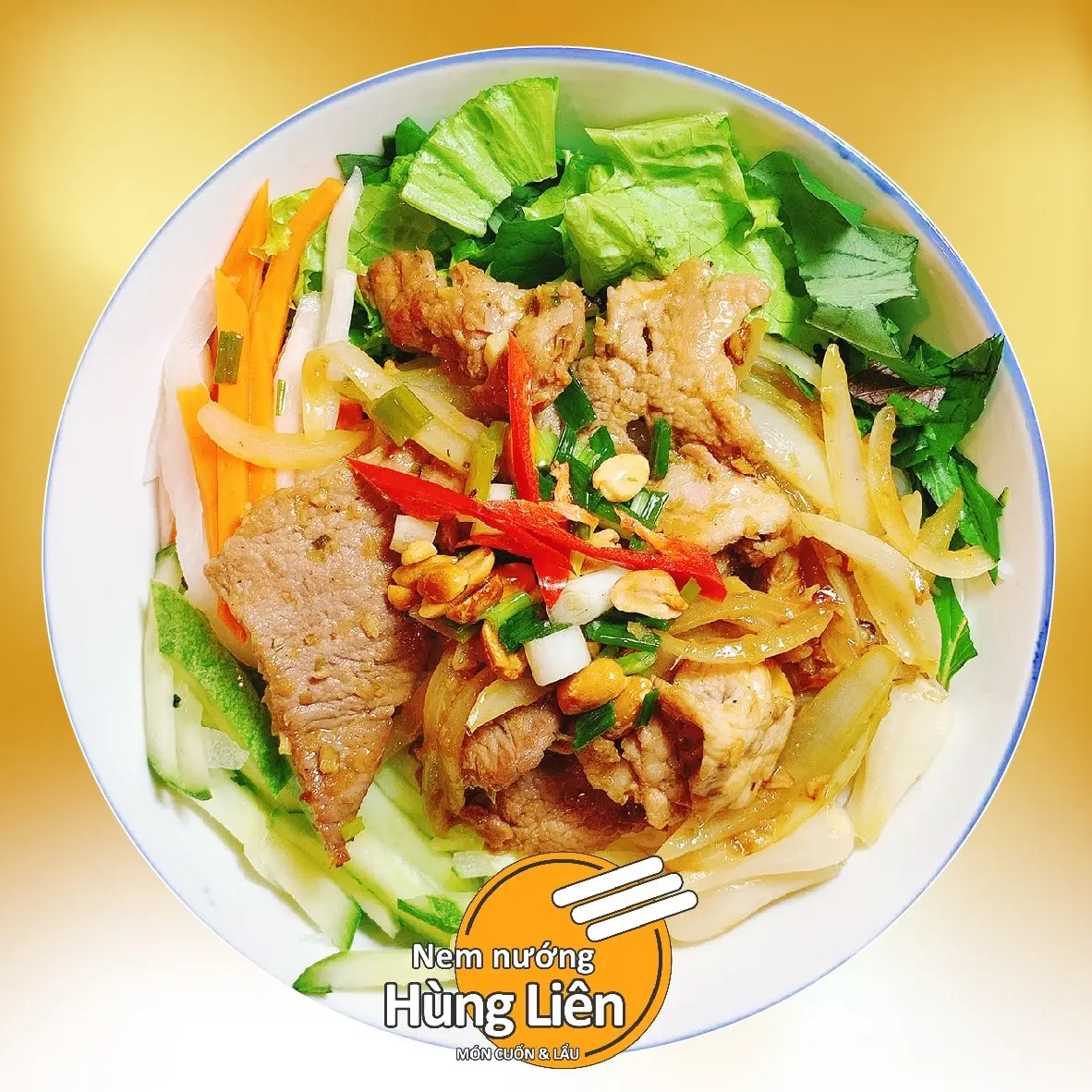 Hình ảnh Bún thịt xào (heo)