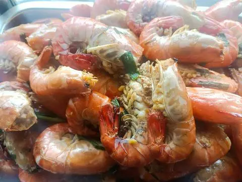 Hình ảnh tôm càng rim