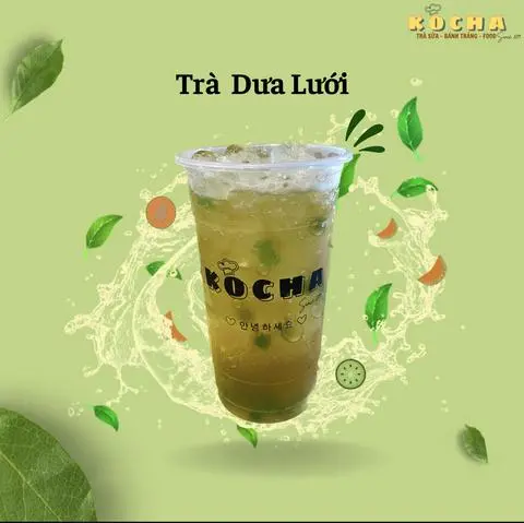 Hình ảnh Trà Dưa Lưới + TC Trắng
