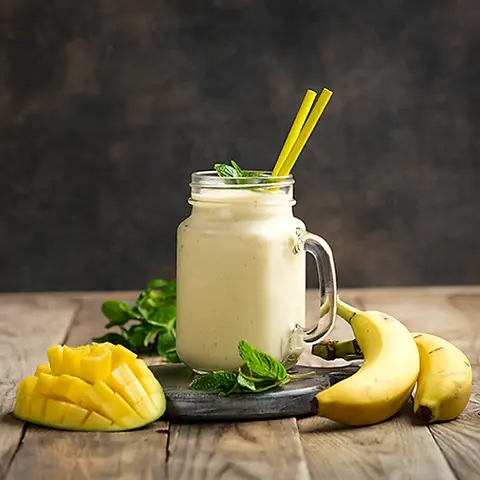 Hình ảnh Sinh tố Xoài + Chuối - Ly 500ml