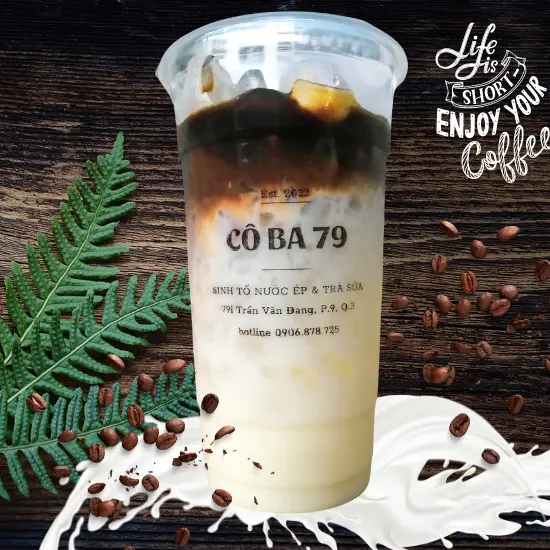 Hình ảnh Sữa Tươi Cà Phê - Size L