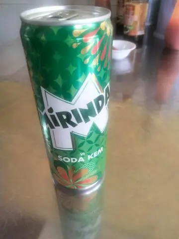 Hình ảnh Mirinda vị soda kem (kèm tẩy đá)