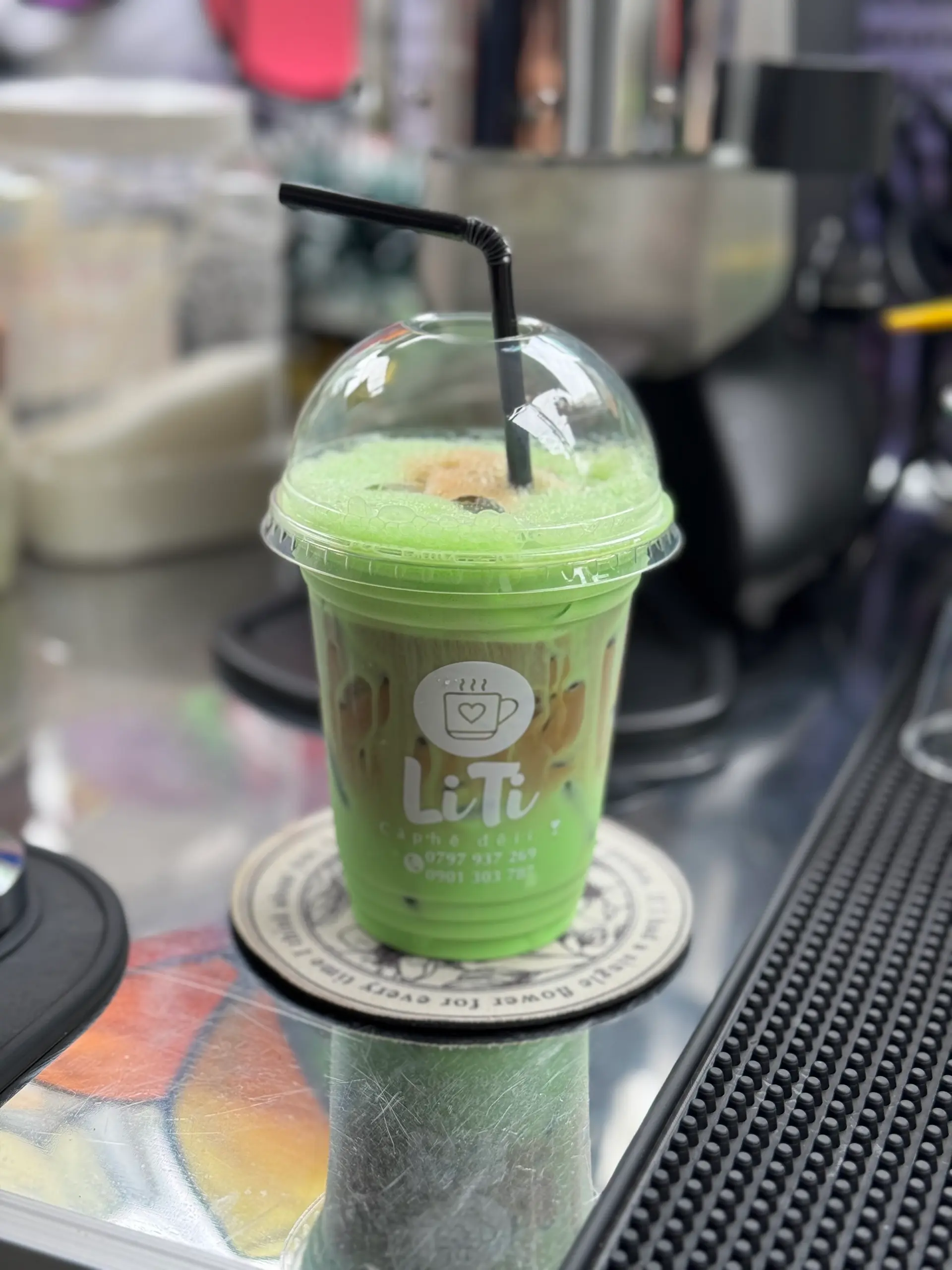 Hình ảnh Cà phê sữa tươi sâm dứa