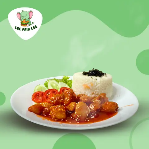 Hình ảnh Cơm Gà Viên Sốt