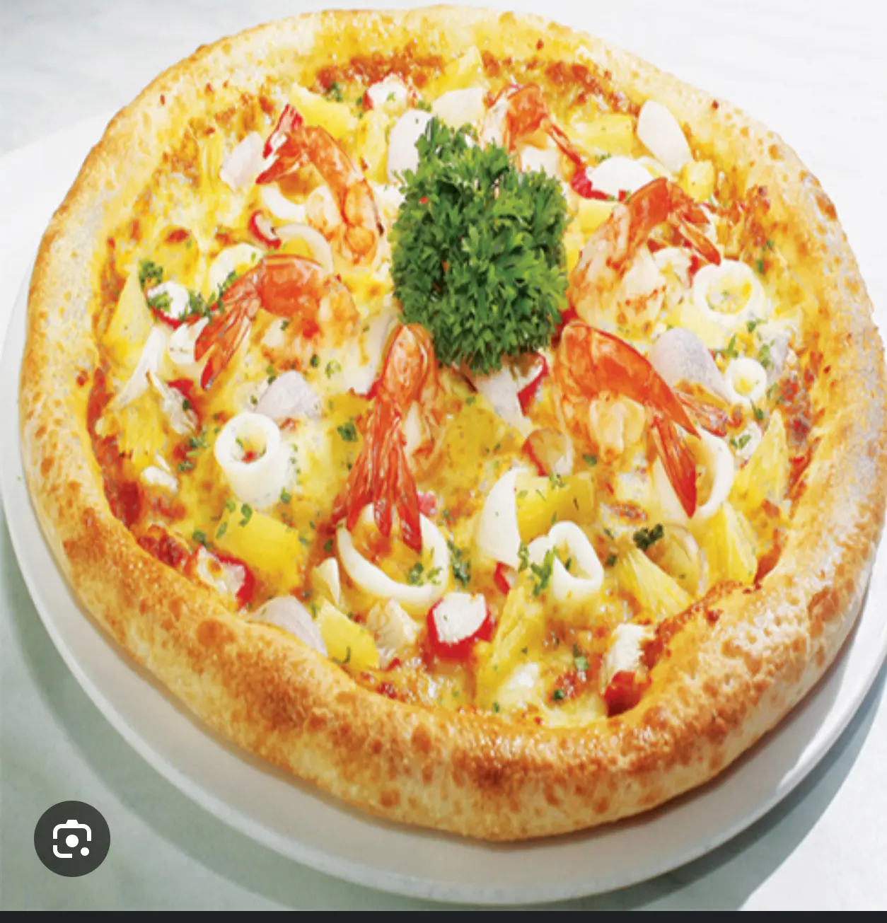 Hình ảnh Pizza Mực Chiên Xù M