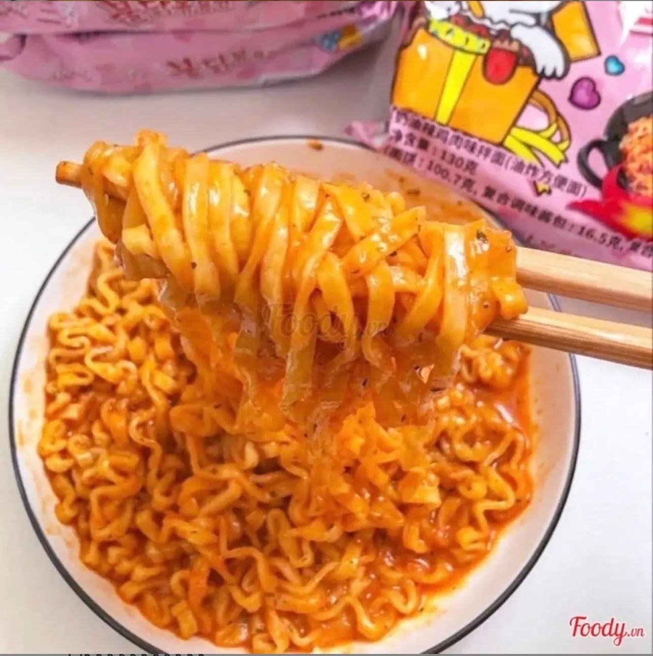 Hình ảnh Mì cay Samyang sốt kem