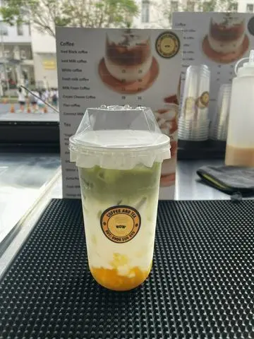Hình ảnh Matcha latte xoài