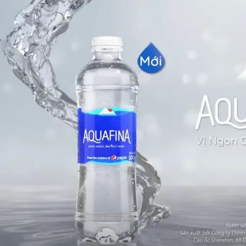 Hình ảnh Nước Suối Aquafina 500ml + Ly Đá