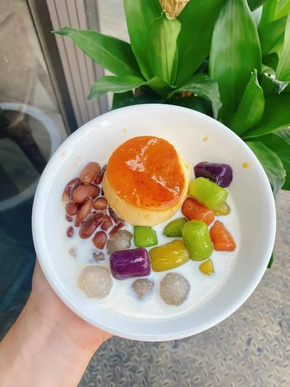 Hình ảnh chè khoai dẻo caramen 
