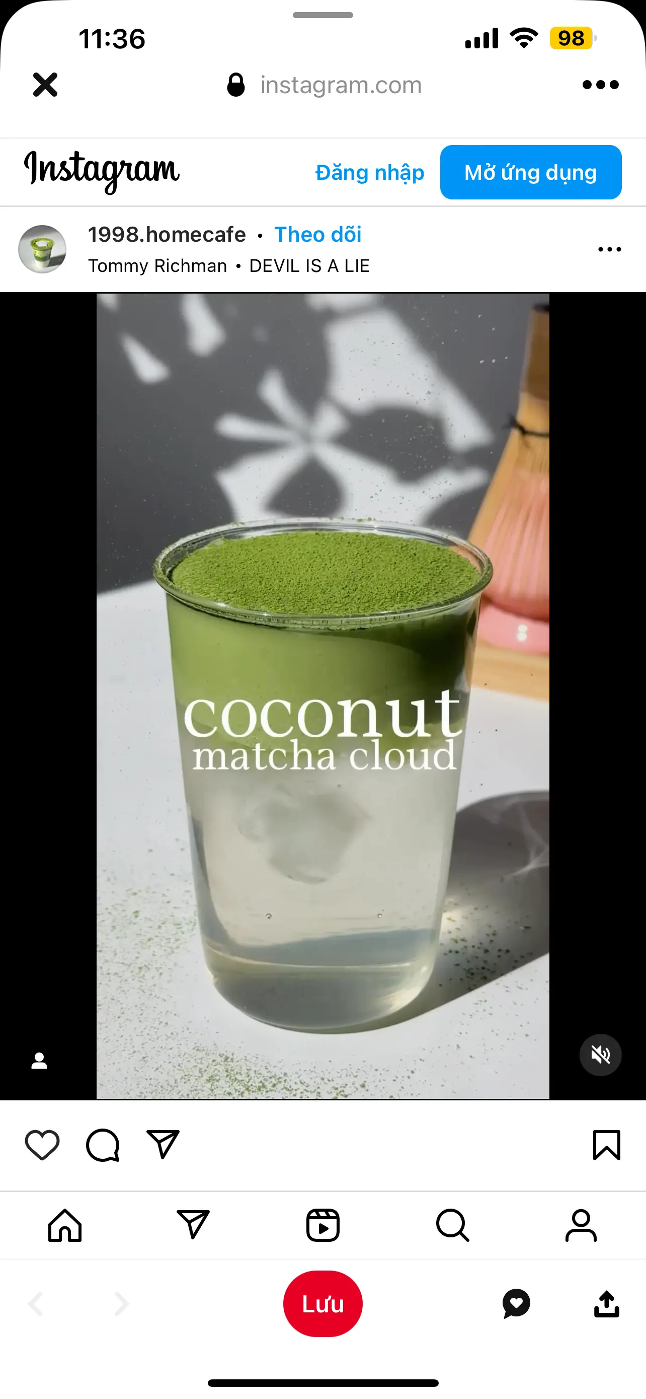 Hình ảnh CoCo-Lotus Matcha - Nước Dừa Sen Matcha