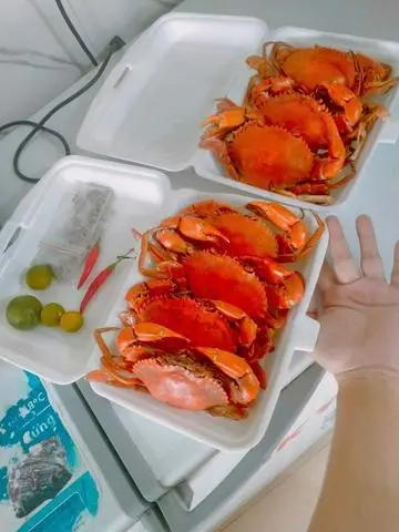 Hình ảnh Cua thịt (4 con/kg) hấp chín