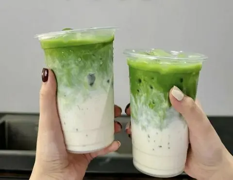 Hình ảnh matcha latter kem muối