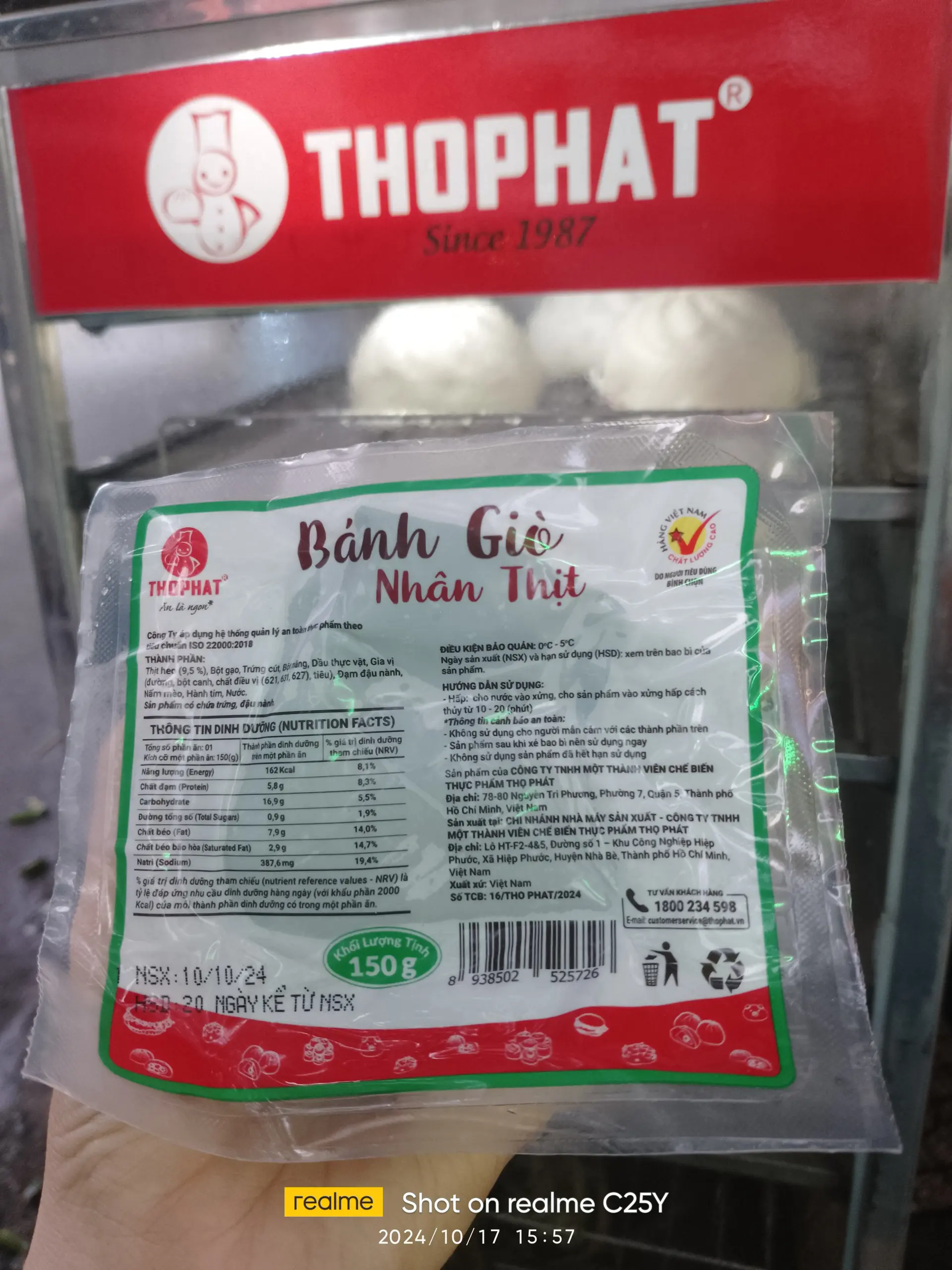Hình ảnh Bánh giò nhân thịt + trứng cút (CTY THỌ PHÁT KIDO)