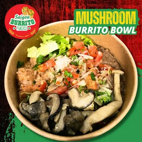 Hình ảnh Burrito Tô Nấm Thập Cẩm | Mixed Mushroom Burrito Bowl