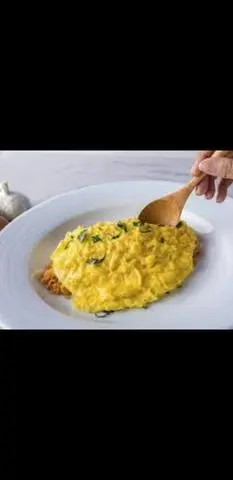 Hình ảnh cơm chiên trứng hành tây