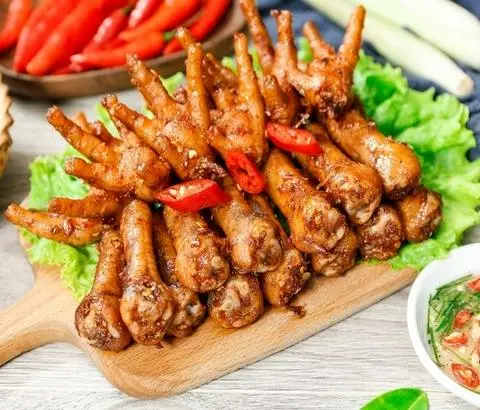Hình ảnh chân gà nướng sa tế