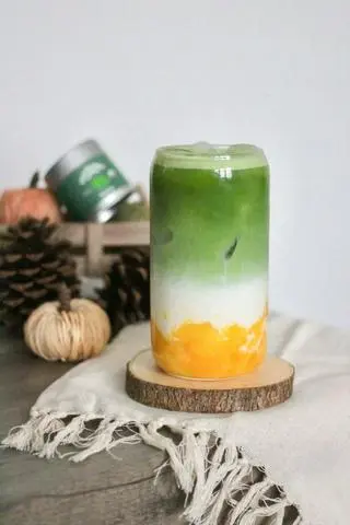 Hình ảnh Matcha latte chuối size L