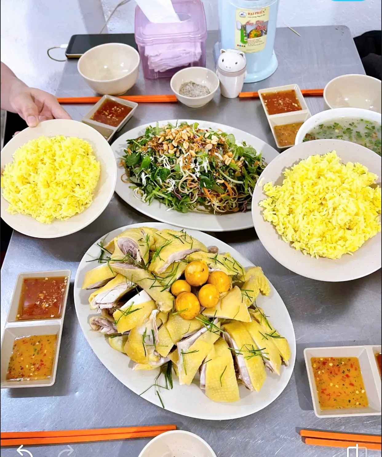 Hình ảnh COMBO gỏi gà kèm cháo 3 người