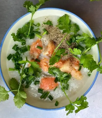 Hình ảnh Cháo Cá Hồi