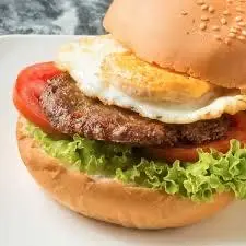Hình ảnh Hamberger Bò Trứng