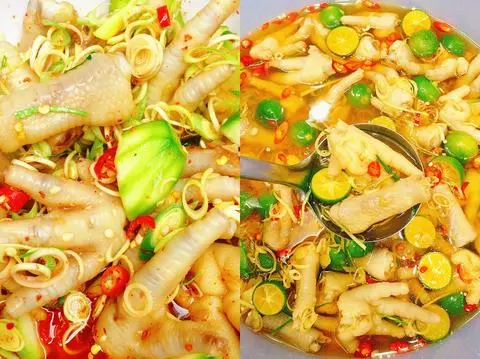 Hình ảnh Combo 1 : Chân Gà Sốt Thái + Chân Gà Sả Tắc